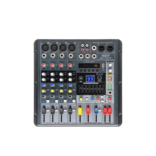 جهاز مكسر صوت 4 قنوات بلوتوث 360 وات تسجيل مباشر ع...