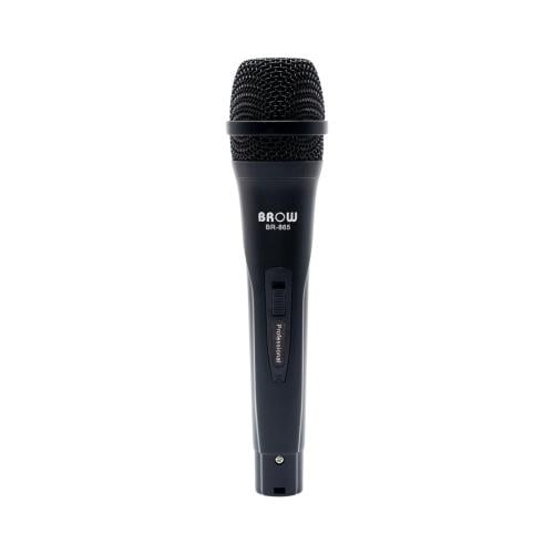 BROW handheld microphone designed to provide clear and practical audio performance for various uses. Model BR-865