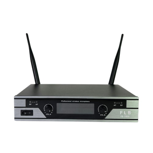 ميكروفون لاسلكي UHF احترافي جهاز استقبال واثنين مي...