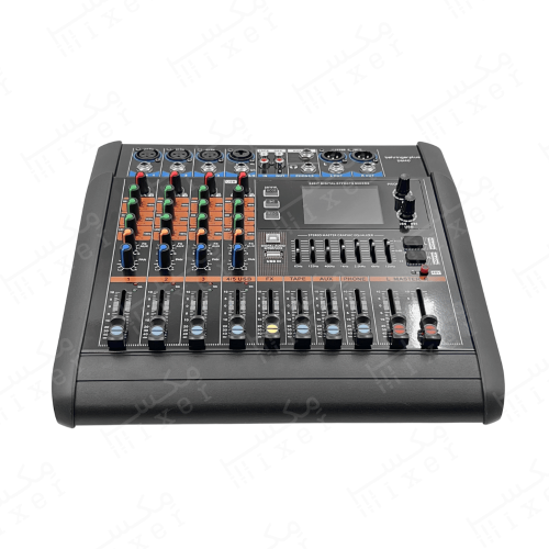 مكسر صوت قدرة 300 وات 8 خط ميكروفون مؤثرات رقمية ا...