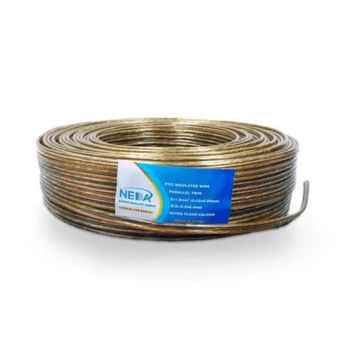 سلك سماعات داخلي شفاف ماركة نداء 1 ملم – 80 ياردة...