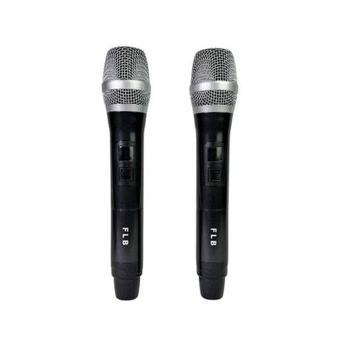 ميكروفون لاسلكي UHF احترافي جهاز استقبال واثنين مي...