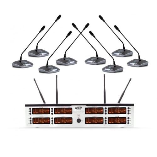 ميكروفون لاسلكي مكتبي احترافي ماركة نداء بنظام 8 م...