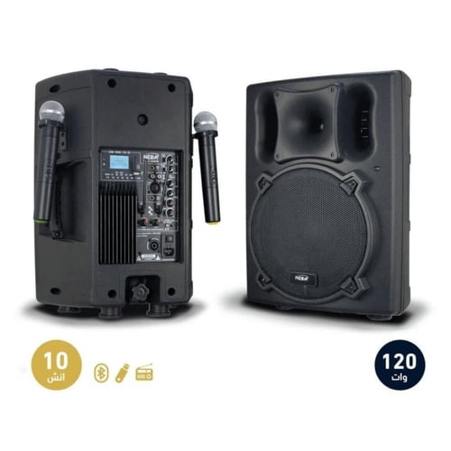 سماعات بلوتوث كبيرة متنقلة ماركة NEDA مقاس 10 بوصة...