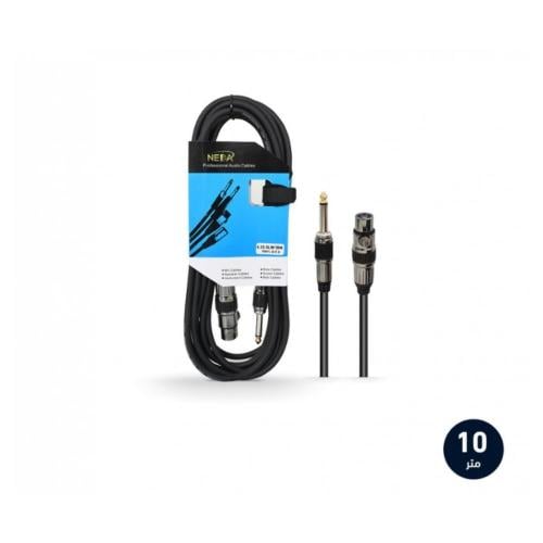 توصيلة كيبل ميكروفون ماركة نداء XLR ثلاثي بطول 10...