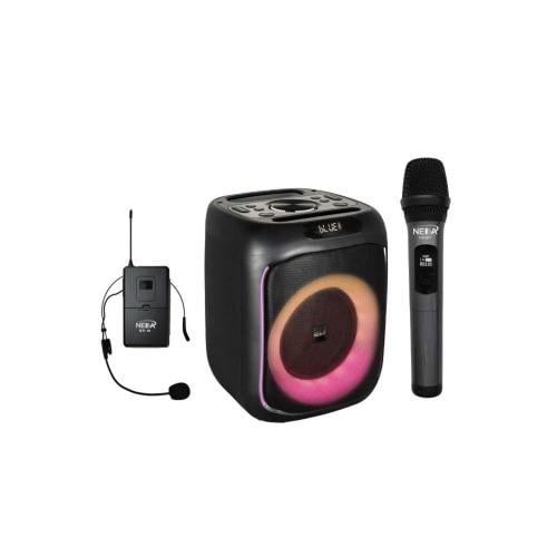 مكبر صوت بلوتوث ماركة NEDA قدرة 40 وات مع مايك لاس...