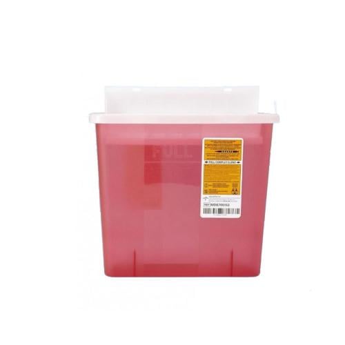 حاوية أدوات حادة بغطاء عمودي للخاطف للمستشفيات وال...