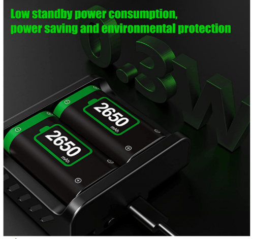 بطارية احتياطية قابلة لاعادة الشحن لاكس بوكس ون /...