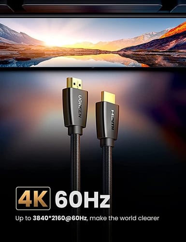 يوجرين HDMI 2.0 كيبل HDMI 4K 1M بسرعة 18 جيجابت في...