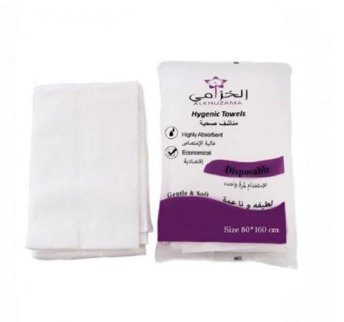 مناشف للاستعمال مرة واحدة 80×160 سم كيس 25 قطعة لل...