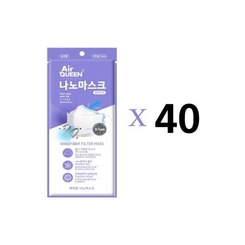 كمامة وجه نانوفايبر ايركوين مهواة قابلة للغسل 40 ق...