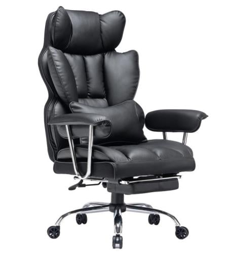 كرسي مكتب كبير عالي الظهر من ايفوماو كمبيوتر جلد ا...
