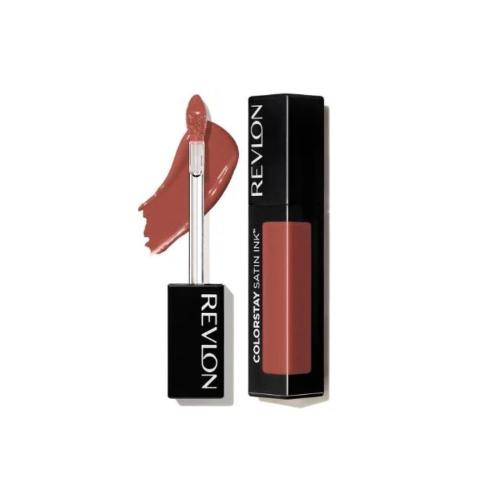 أحمر شفاه سائل من Revlon ساتن مرطب لون 38 سيترين ك...