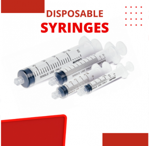 سرنجات طبية 3 مل نبرو كورية الصنع شفاف عبوة 100 قط...