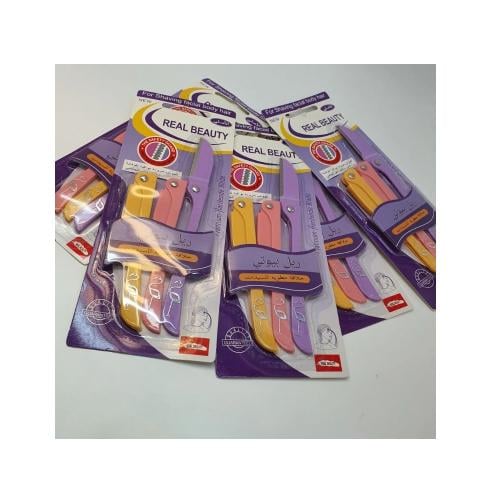 موس حلاقة من REAL BEAUTY ناعم وآمن للوجه والجسم 3...