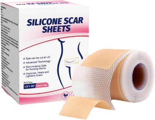 أوراق سيليكون للندبات سالاسبيل رول 4سم×1.5م | طبي...