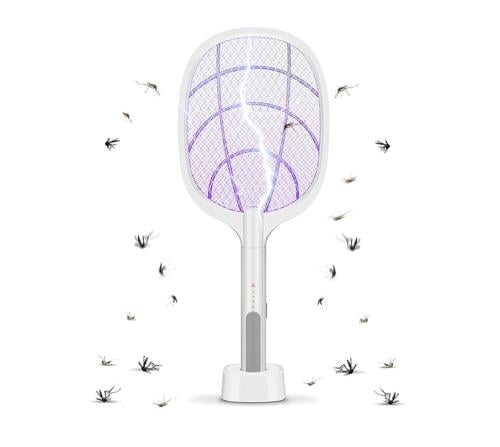 مضرب صاعق حشرات إلكتروني هوم جيك بشحن لاسلكي وقاعد...