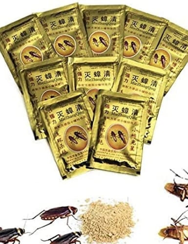 مجموعة مساحيق فعالة لطرد وقتل الحشرات بما فيها الص...