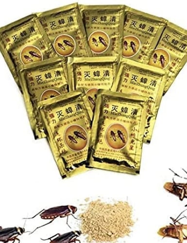 مجموعة مساحيق فعالة لطرد وقتل الحشرات بما فيها الص...