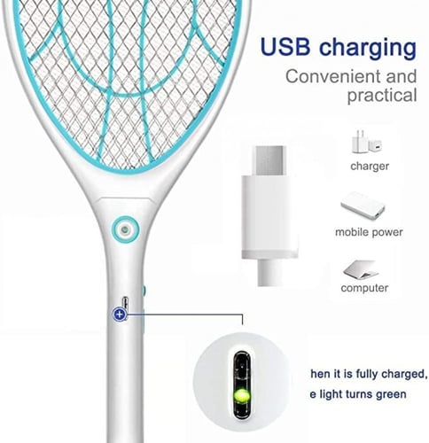 مضرب البعوض الكهربائي من وامبري، قاتل البعوض الكهر...