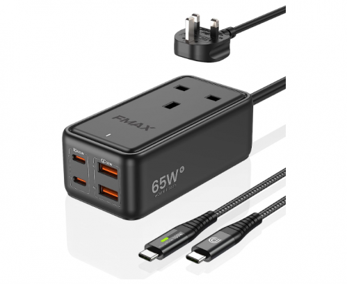 شاحن سفر USB C، محطة شحن سريع جان III 65 واط مع كي...