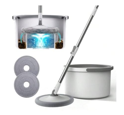 ممسحة ارضية​ | ممسحة​ دوارة 360° مع دلو مسطح اطلبه...