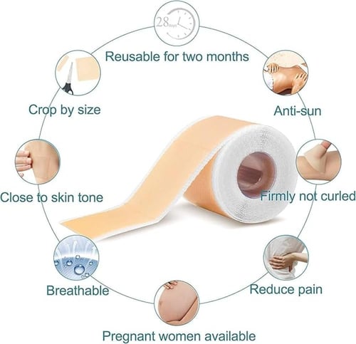 لفة شريط سيليكون لإزالة الندوب بي كير 1.6 إنش×60 إ...