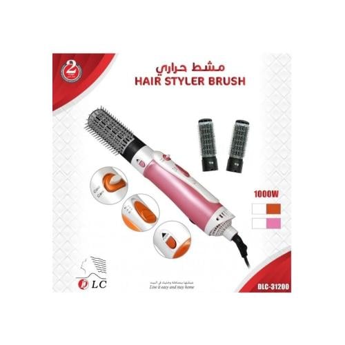 طقم استشوار من DLC مجفف شعر كهربائي عملي 2 قطعة