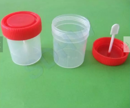 عبوات عينات البول 30 مل ×10 بلاستيكية بغطاء محكم ق...