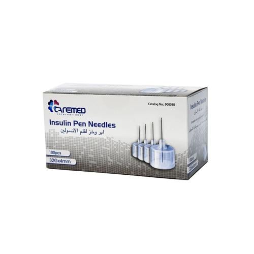 إبر قلم الأنسولين 32G×4mm لمرة واحدة | رفيعة ومريح...
