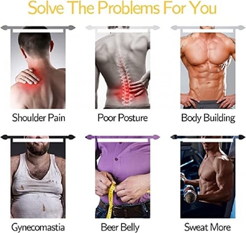 حزام خصر وسترة ساونا من النيوبرين قابل للتعديل لتح...