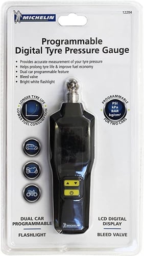 مقياس ضغط الإطارات الرقمي ميشيلين قابل للبرمجة وحس...