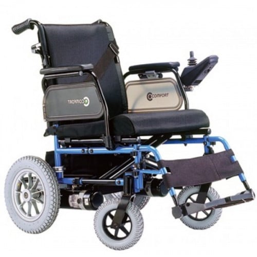 كرسي متحرك كهربائي Comfort EB103N مقاس 16 إنش بطار...