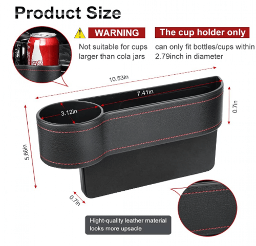 منظم فجوة مقعد السيارة من ريكوبون، منظم مقعد سيارة...