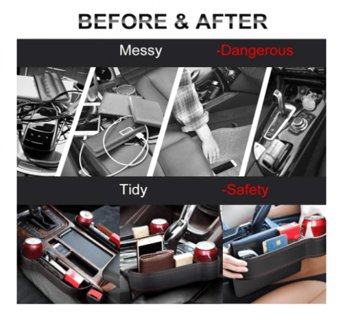 منظم فجوة مقعد السيارة من ريكوبون، منظم مقعد سيارة...