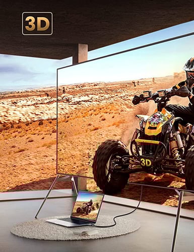 يوجرين HDMI 2.0 كيبل HDMI 4K 1M بسرعة 18 جيجابت في...