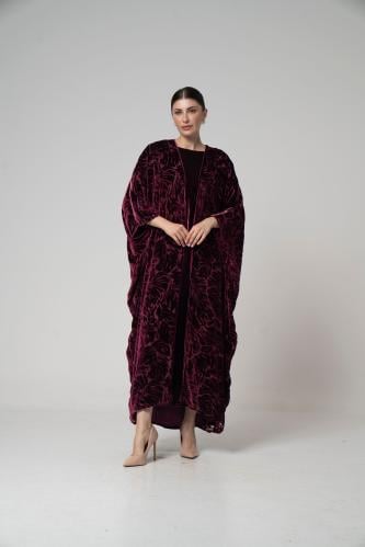 فستان مخمل قطعتين