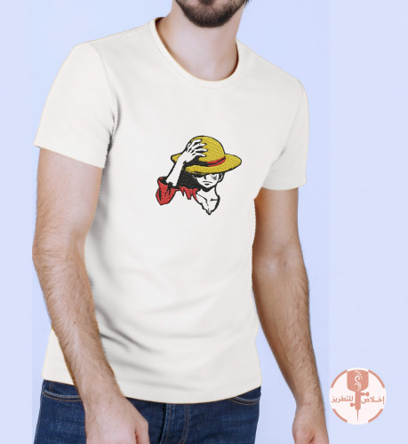 One Piece embroidered T-shirt