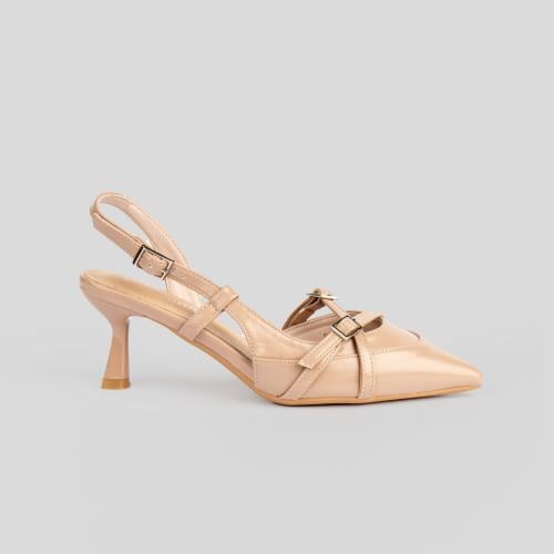 حذاء كعب عالي بسير خلفي