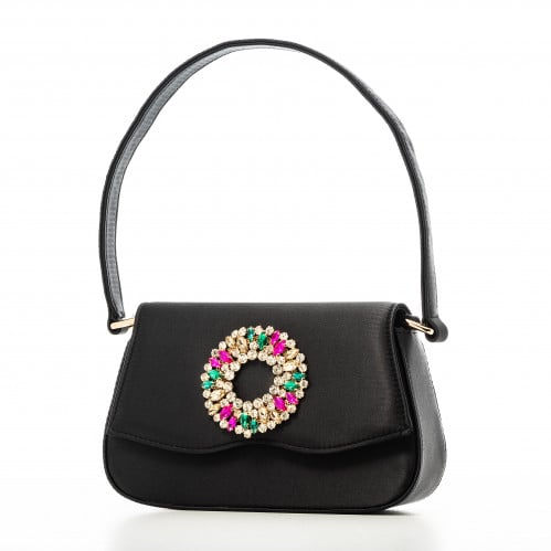 شنطة ببروش لامع ملون