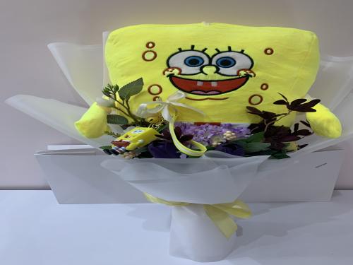 باقة سبونج بوب + تعليقة