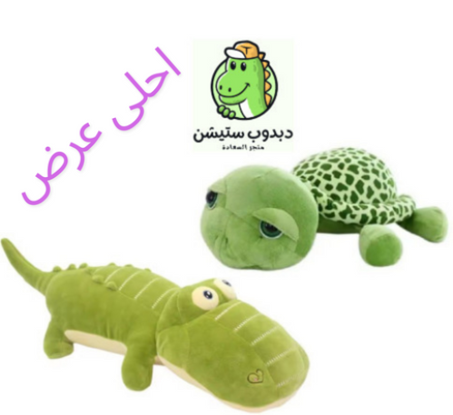 تسماح و سلحفاة مع بعض