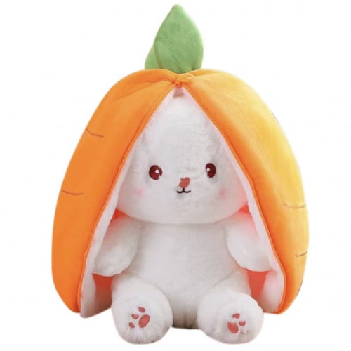 ارنب مغلف بفراولة او جزرة حجم 25 سم