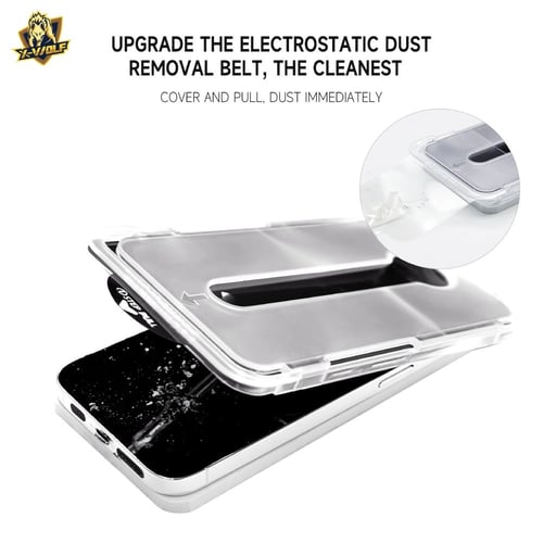 حماية شاشه زجاج-10X- شفاف - سهلة التركيب-من اكس وو...