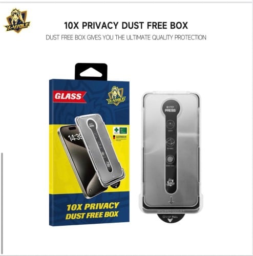 حماية شاشه زجاج-10X- شفاف - سهلة التركيب-من اكس وو...