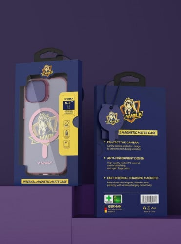 كفر x-wolf وردي 15/15plus