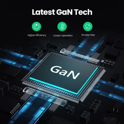 شاحن جداري يوجرين بثلاث منافذ USB-C وبمنفذ USB بتق...