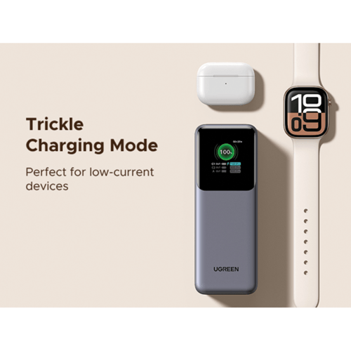 شاحن متنقل يوجرين Nexode بسلك قابل للسحب وبمنفذ US...