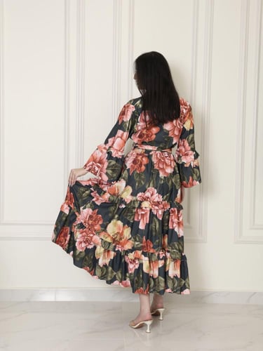 جلابية قطن مشجر