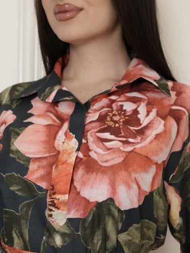 جلابية قطن مشجر